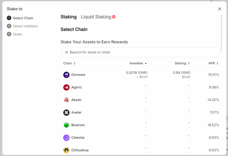keplr osmo