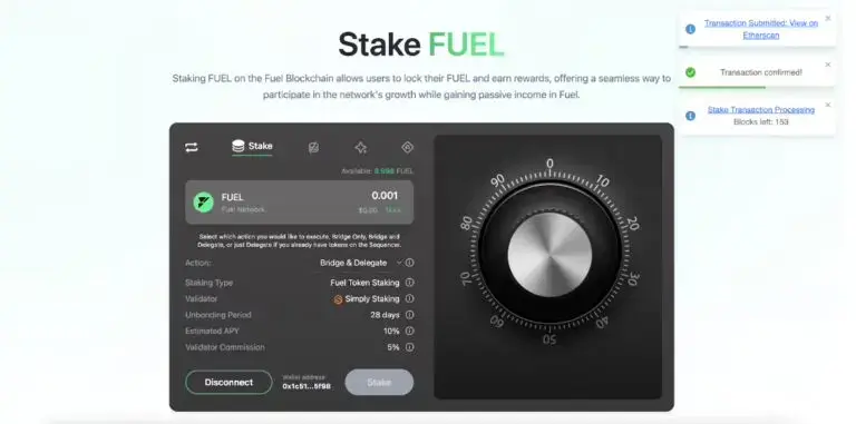 Wait until Stake Processing Time reaches Zero