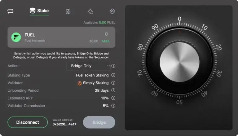 Fuel Staking Dashboard