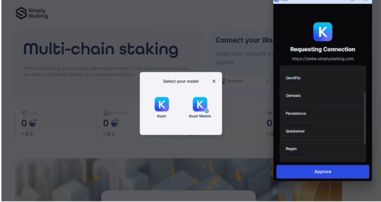 Regen Staking Guide: How to Stake Regen 3 Connect Regen Wallet