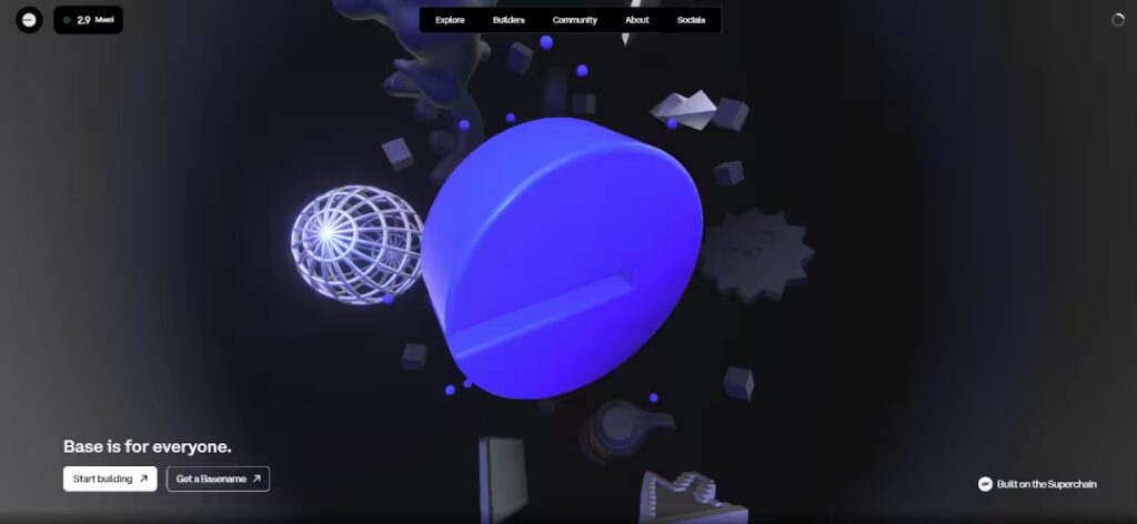 Base Homepage Banner