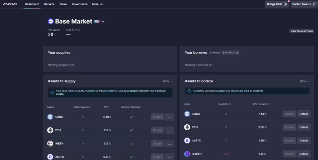 Aave Base Market